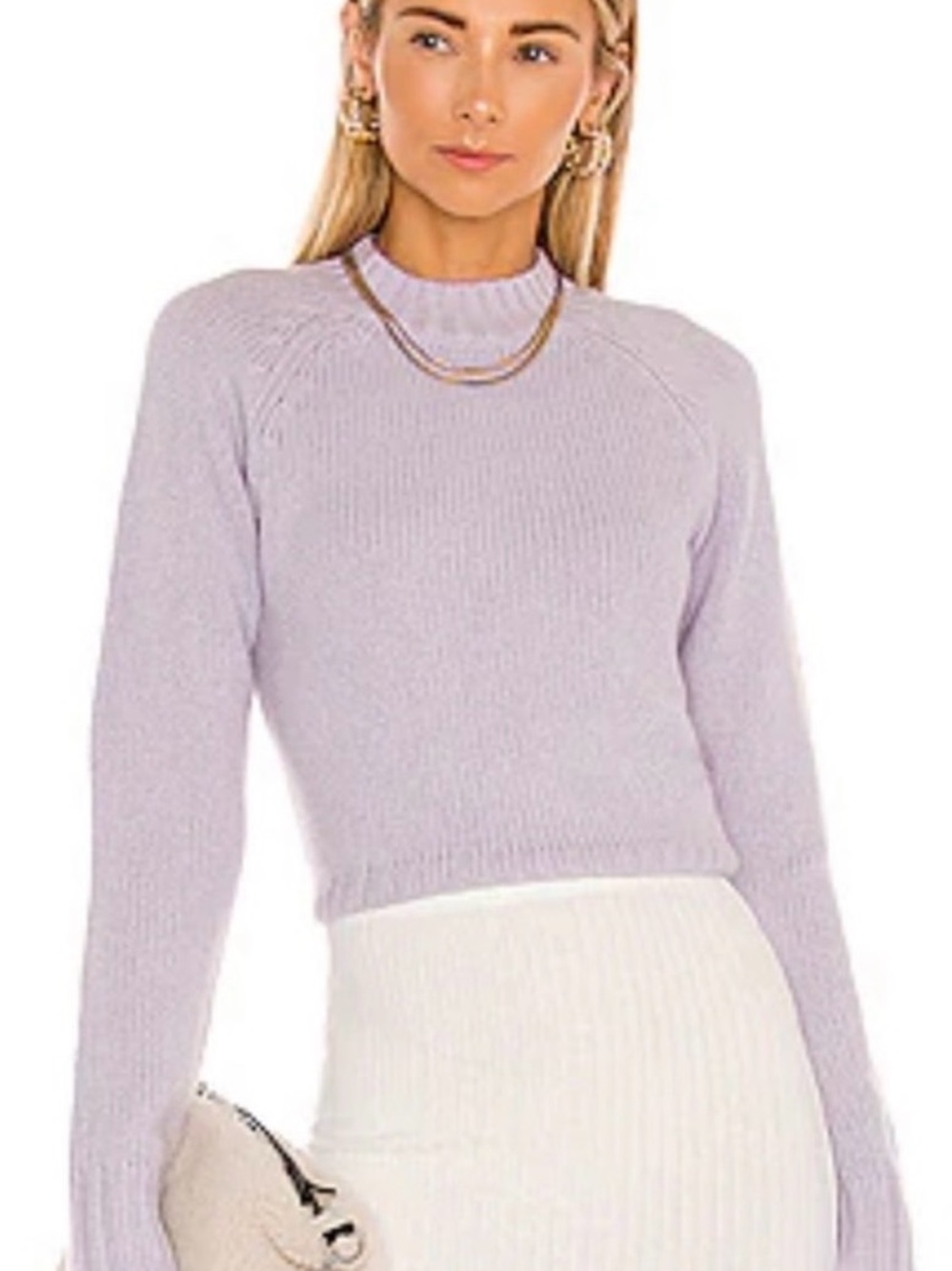 Vince Cashmere Mock Neck Sweater, Size Medium